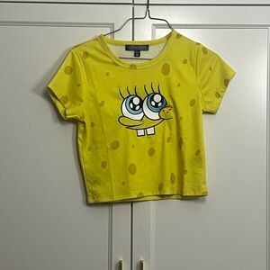 Dolls Kill SpongeBob Baby Tee Size M